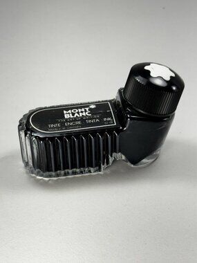 Montblanc 52ml Ink Bottle FULL Made in W Germany Original Fountain Pen Vintage